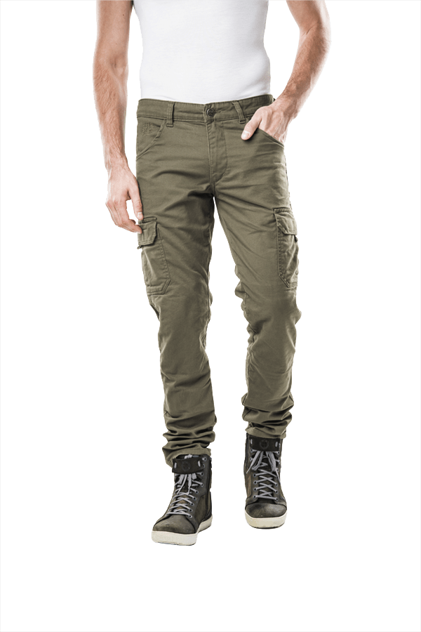 Motorcycle Jeans with Kevlar | Motorcycle pants HELIOS GREEN